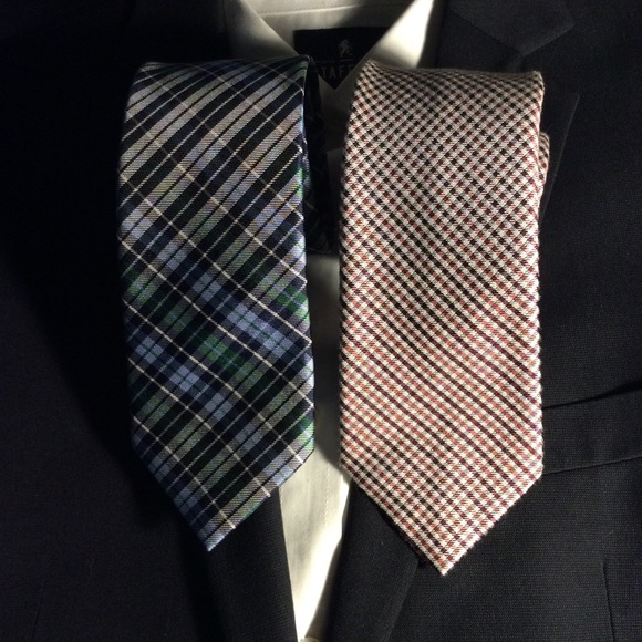Stafford Other - ❌ SOLD ❌. Stafford Slim Mens Ties, Set Of Two